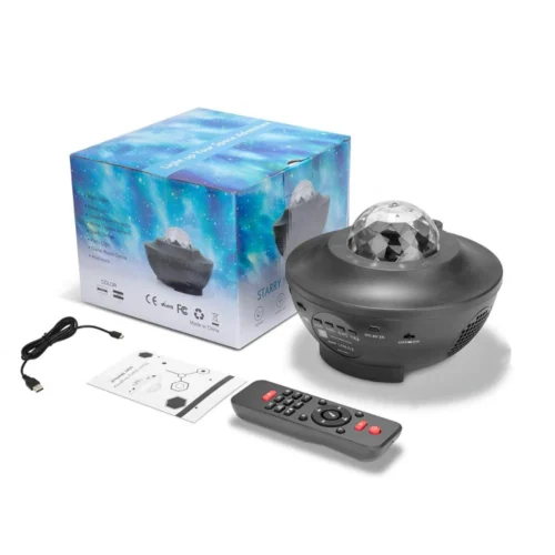 مصباح ليلي LED مع مؤثرات السماء المرصعة بالنجوم