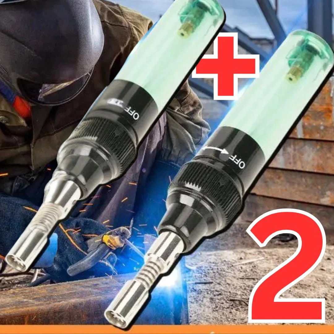 باك جوج كاويات لحام غاز 4 في 1 بدون سلك – مع رؤوس قابلة للتبديل (1300°C)