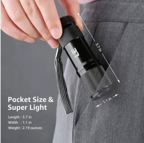 2 مصابيح ضوء فوق بنفسجي للكشف عن العقارب