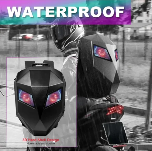 حقيبة ظهر ذكية بإضاءة LED بلوتوث – مقاومة للماء